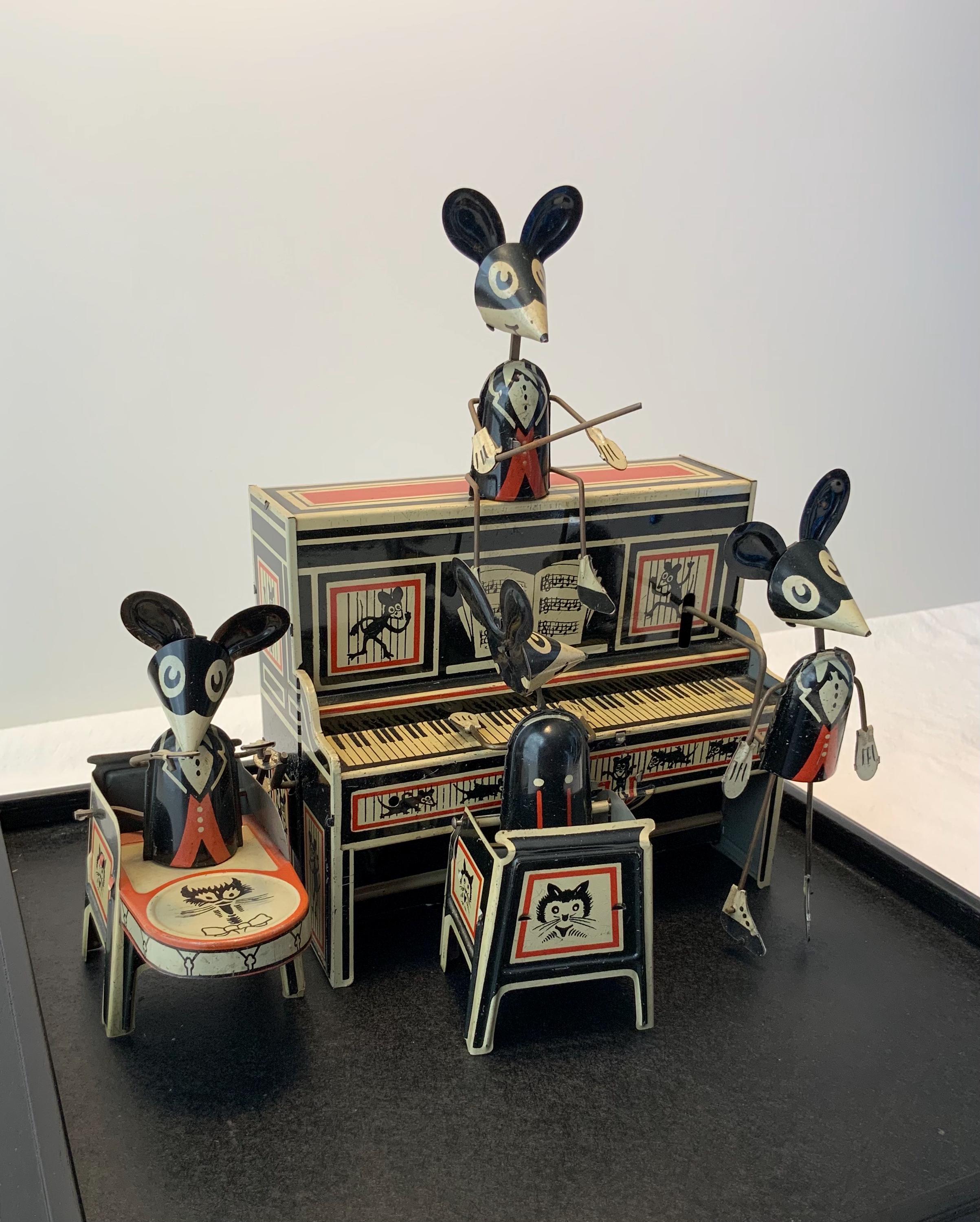 Vintage Marx Merry Makers Band – Tin Litho Wind-up Toy With