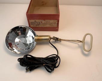 Unidad de flash de extensión vintage en su caja