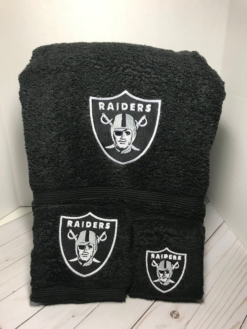 Las Vegas Towel Set Raiders Towels Bath Towel Hand Towel Etsy