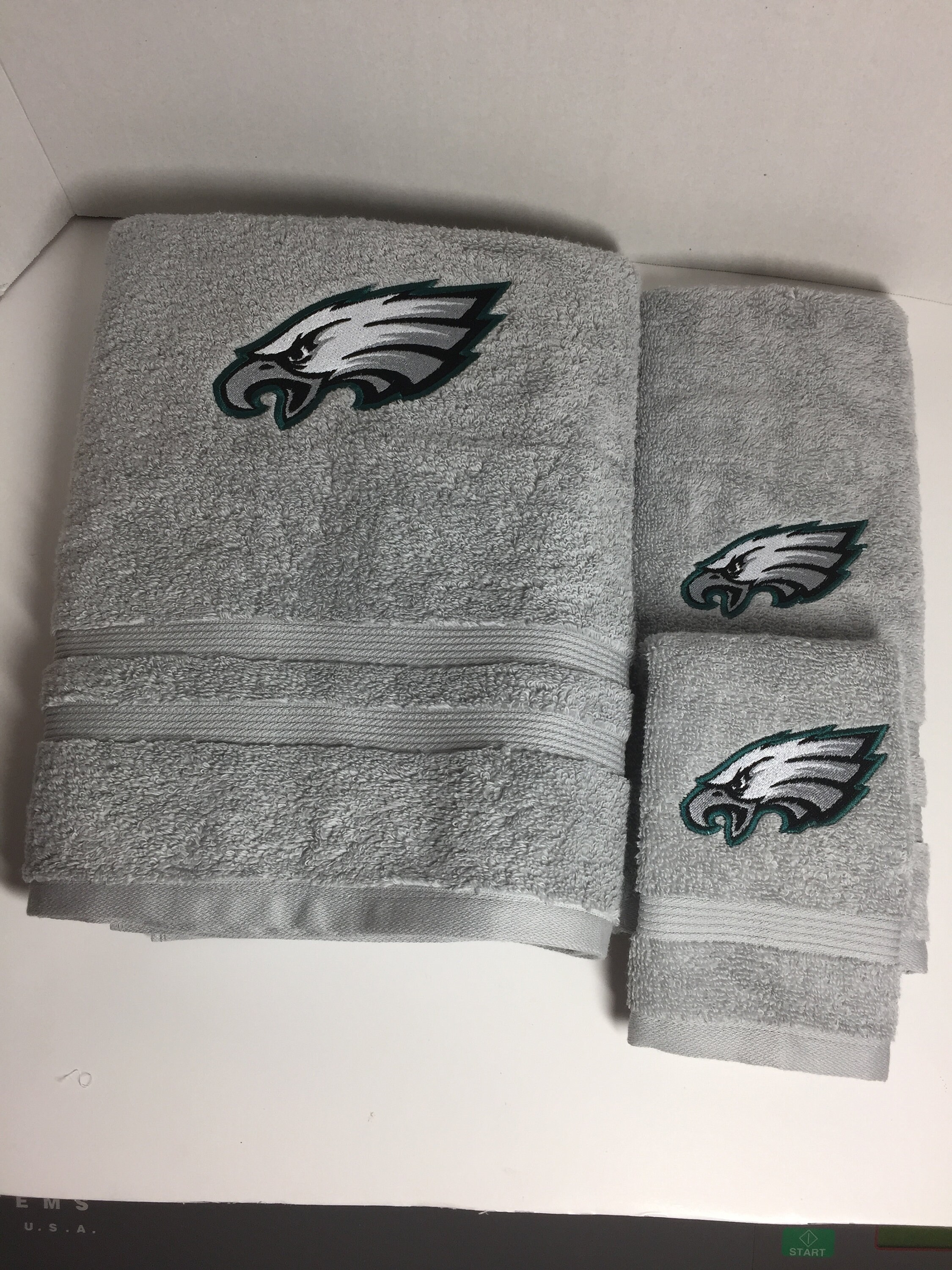 Philadelphia Eagles Towel Set Eagles Bath Towel Eagles Hand  Etsy