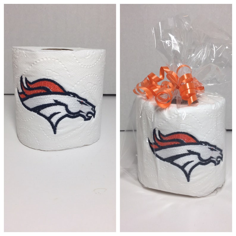 Denver Bronco Toilet Paper Etsy