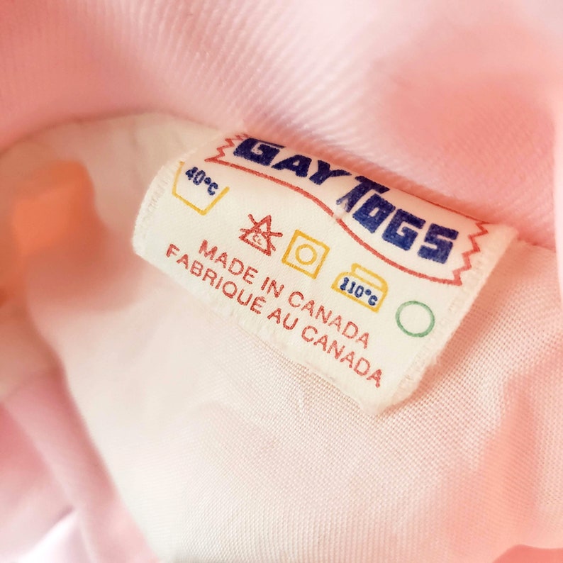 Children Babies Girls 12m-18m Light Pink Duck Dress Coat Pink Jacket Vintage 60s 70s