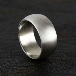 Ring ORIENTE Sterling Silver 925 matte finished.