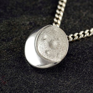 MINI MOON Pendant Sterling Silver. image 2