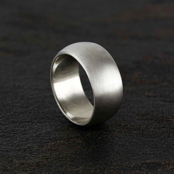 Ring ORIENTE Sterling Silver 925 matte finished.