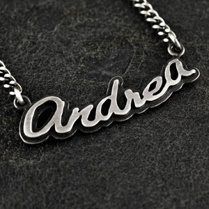 Andrea name necklace - Etsy