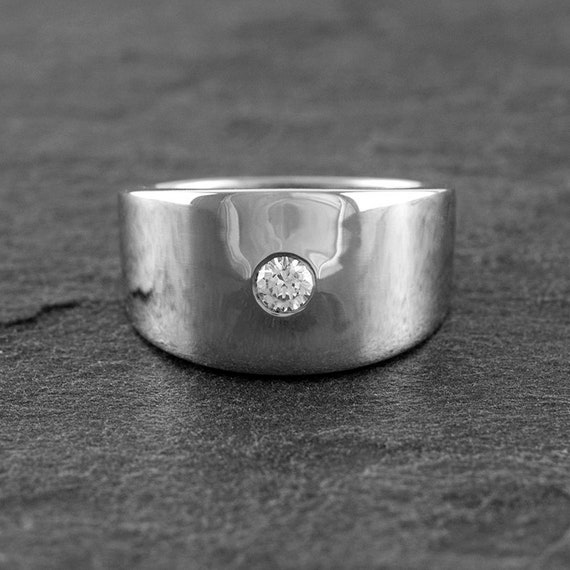 Ring MIA Sterling Silver 925 with White Zircon.