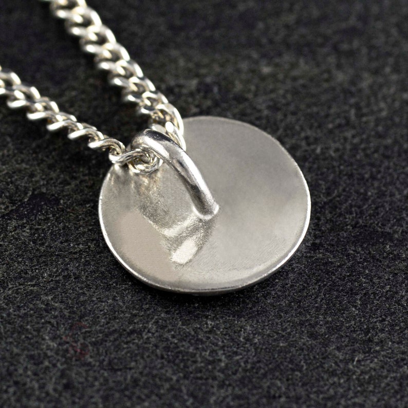 MINI MOON Pendant Sterling Silver. image 3