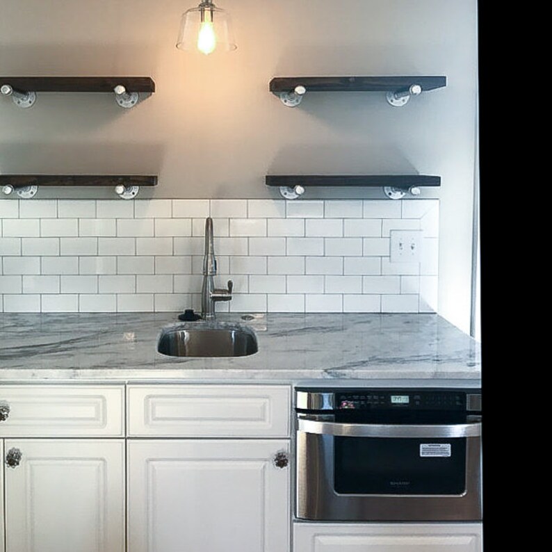 12 Inch Deep Kitchen Floating Shelves Kitchen Plate Shelves Etsy UK