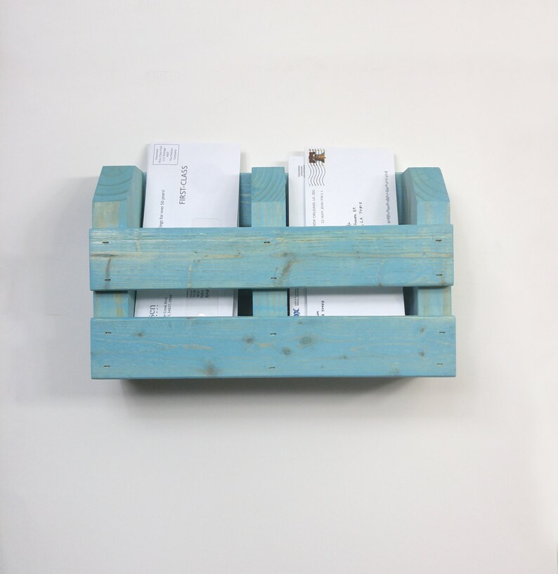 Wall Mail Organizer Entryway Organizer Mail Sorter Mail Etsy