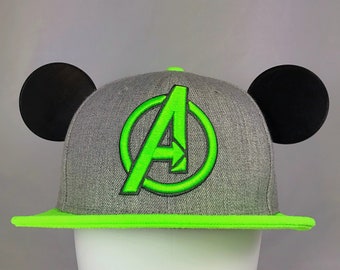 Mickey Ears For Any Hat MULTIPLE COLORS -3D Printed Accessory - 2pc Mens Womens Kids