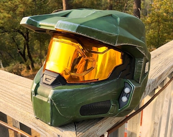 Halo Infinite Master Chief Wearable Helmet Full Size Spartan Cosplay Collectable Armor