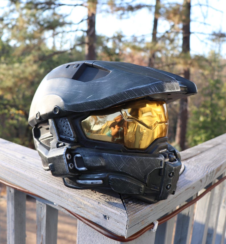 Halo Master Chief Wearable Helmet Full Size Spartan Cosplay | Etsy
