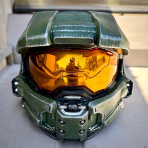 Halo 4/5 Master Chief Wearable Helmet Adult  Size Spartan Cosplay Collectable Armor ( With LED Lights )