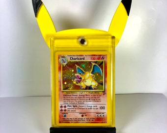 Support de carte à collectionner Pokémon TCG Charizard avec queue PSA CGC  Beckett Support imprimé en 3D -  France