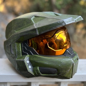 Halo Infinite Master Chief Wearable Helmet Full Size Spartan Cosplay ...