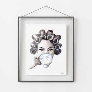 Teacup Art Print From Original Watercolor Painting image 5