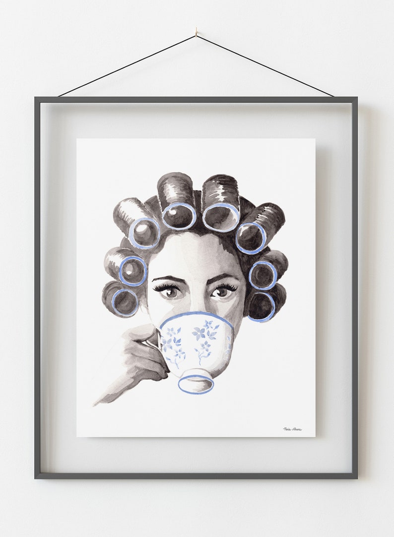 Teacup Art Print From Original Watercolor Painting image 8