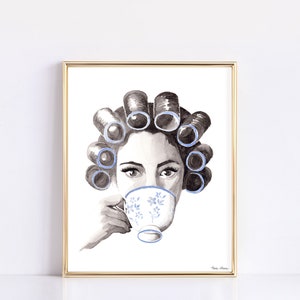 Teacup Art Print From Original Watercolor Painting image 9