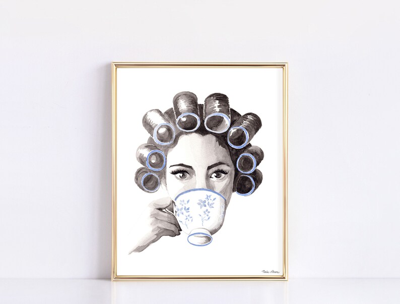 Teacup Art Print From Original Watercolor Painting image 9