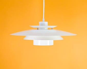 IKEA ミッドセンチュリー モダン ホワイト シーリングランプ、イエロー