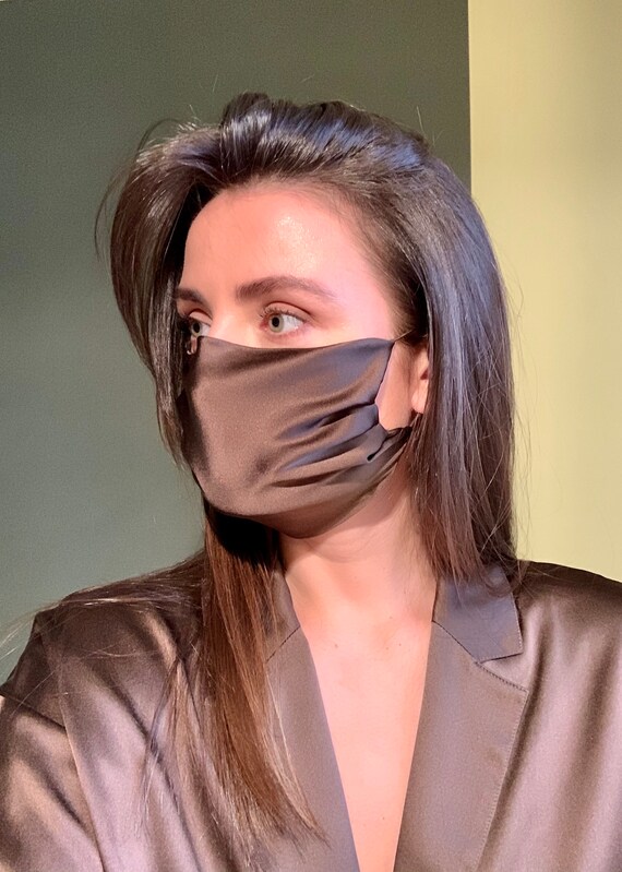 Silk Face Mask Natural Silk Mask Travel Mask Mouth Mask Etsy