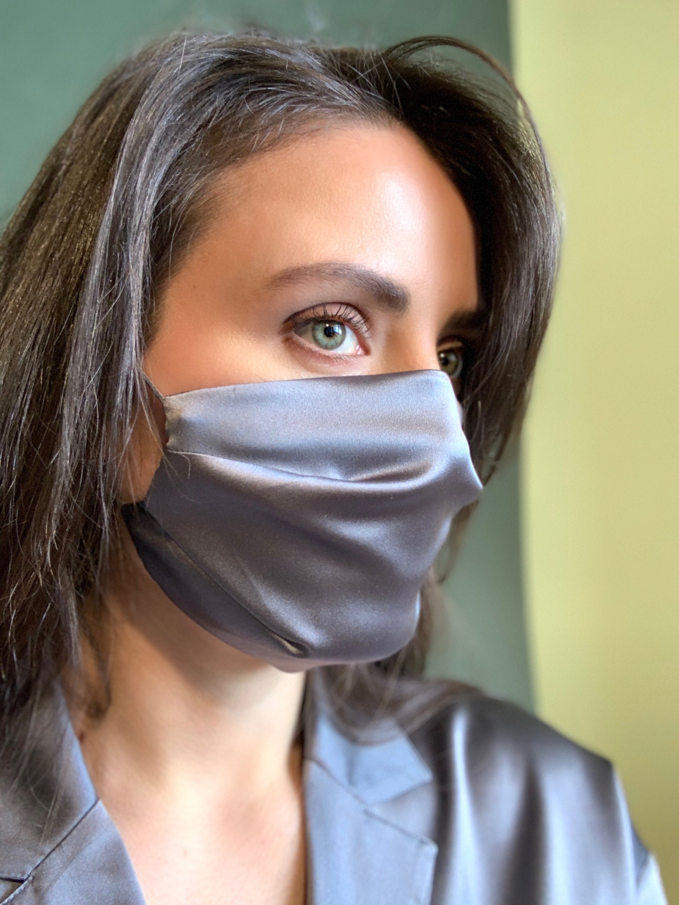 Silk Face Mask Natural Silk Mask Travel Mask Mouth Mask Etsy