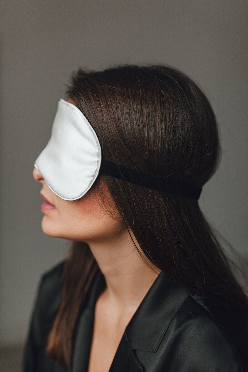 Natural Silk Sleep Mask Eye Mask Sleep Mask Blindfold Etsy