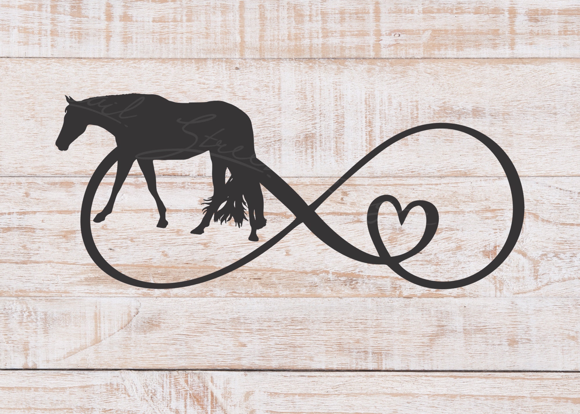 Horse Infinity Heart Horse Show, Quarter Western Pleasure Horse Hunt Seat, Digital File, SVG, Cricut, Silhouette, Cut File, Vinyl Decal 1366