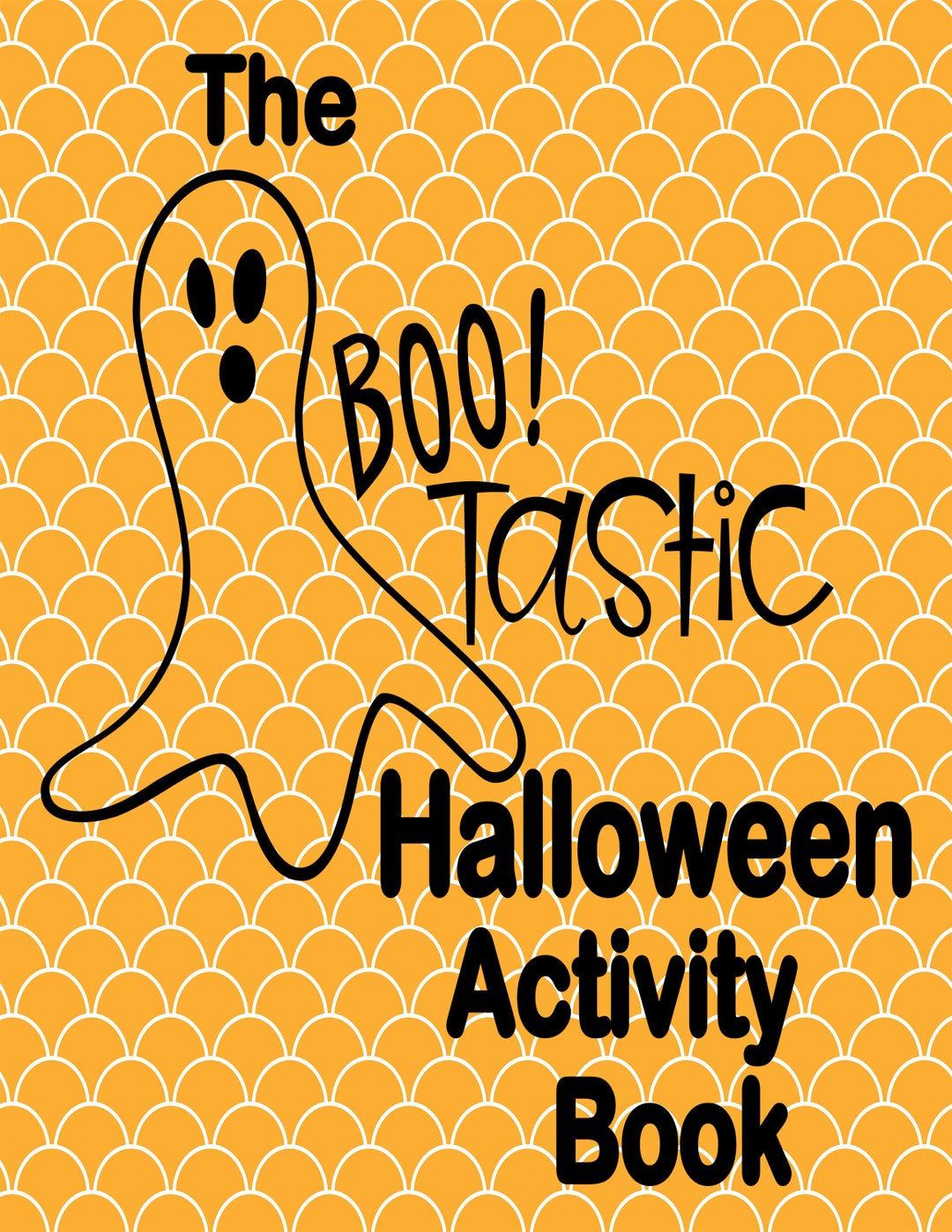 The Bootastic Halloween Activity Book Halloween Coloring Etsy