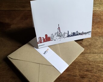 New York New York Statue of Liberty Note Card With Envelope New York New York Statue of Liberty Note Card With Envelope