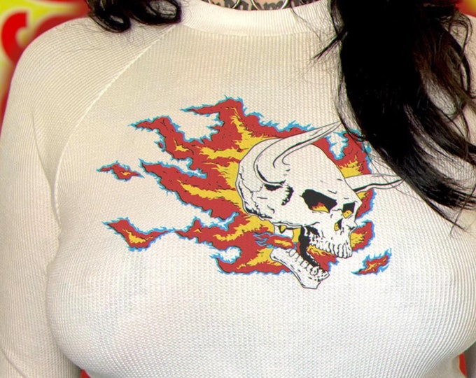 The “Flamin’ Skull” Raglan Thermal