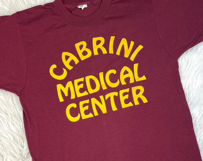 Vintage 1980 Maroon Medical Center Screen Stars Shirt