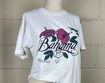 Vintage 1990 Bahamas Souvenir Graphic Shirt