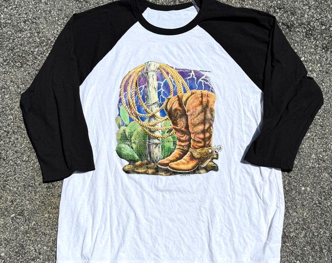 The “Electric Cowboy” Vintage Graphic Top