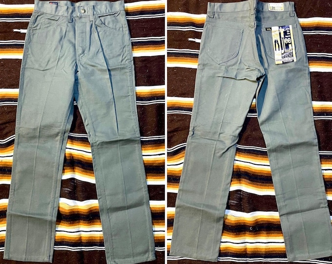 Kids’ Vintage 1960 1970 Lee Leens Leesures Twill Pants size 12