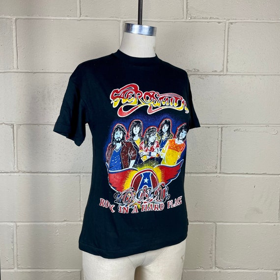 Vintage 1980 Aerosmith Band Graphic Shirt - image 1