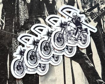 Single Sticker - Reaper Rider Vintage Inspired