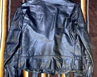 Vintage 1960 Schott Perfecto Steerhide Leather Motorcycle Jacket