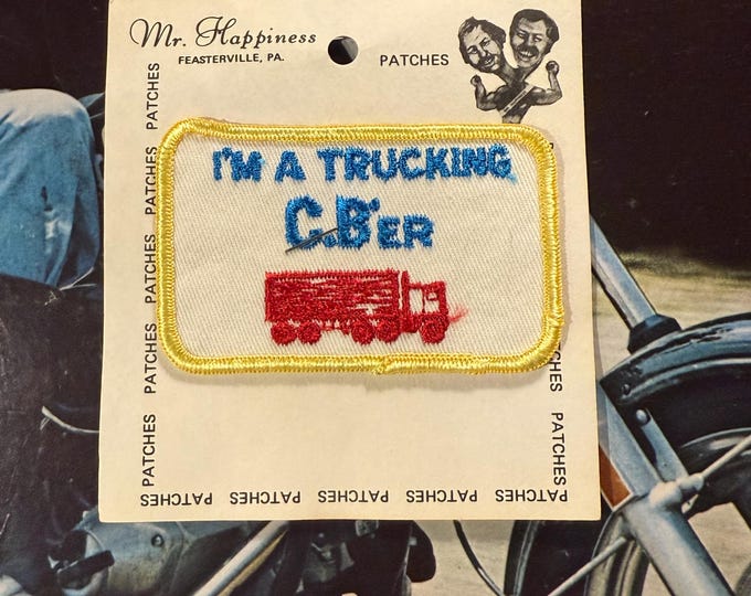 Vintage CB Trucker Patch