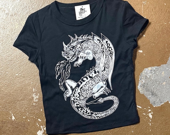 Fire Breathing Dragon Baby Tee