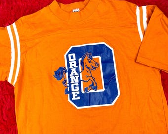 Vintage 1980 Orange Football Shirt