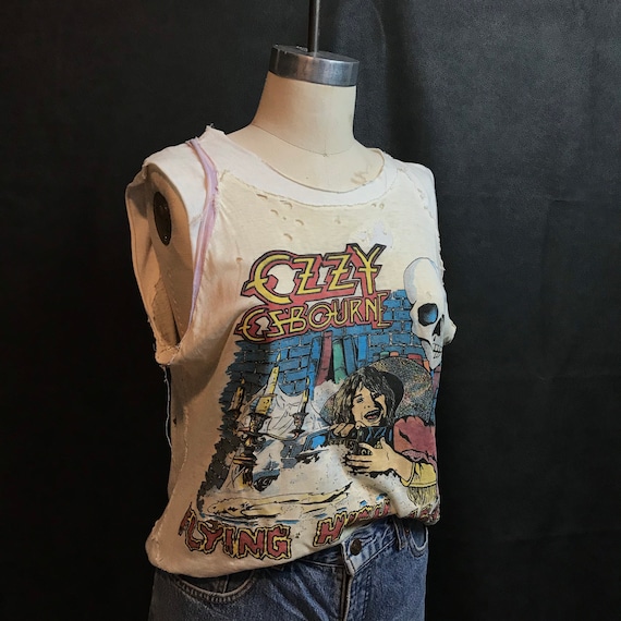 Vintage 1980 HEAVILY Distressed Ozzy Osbourne Shir