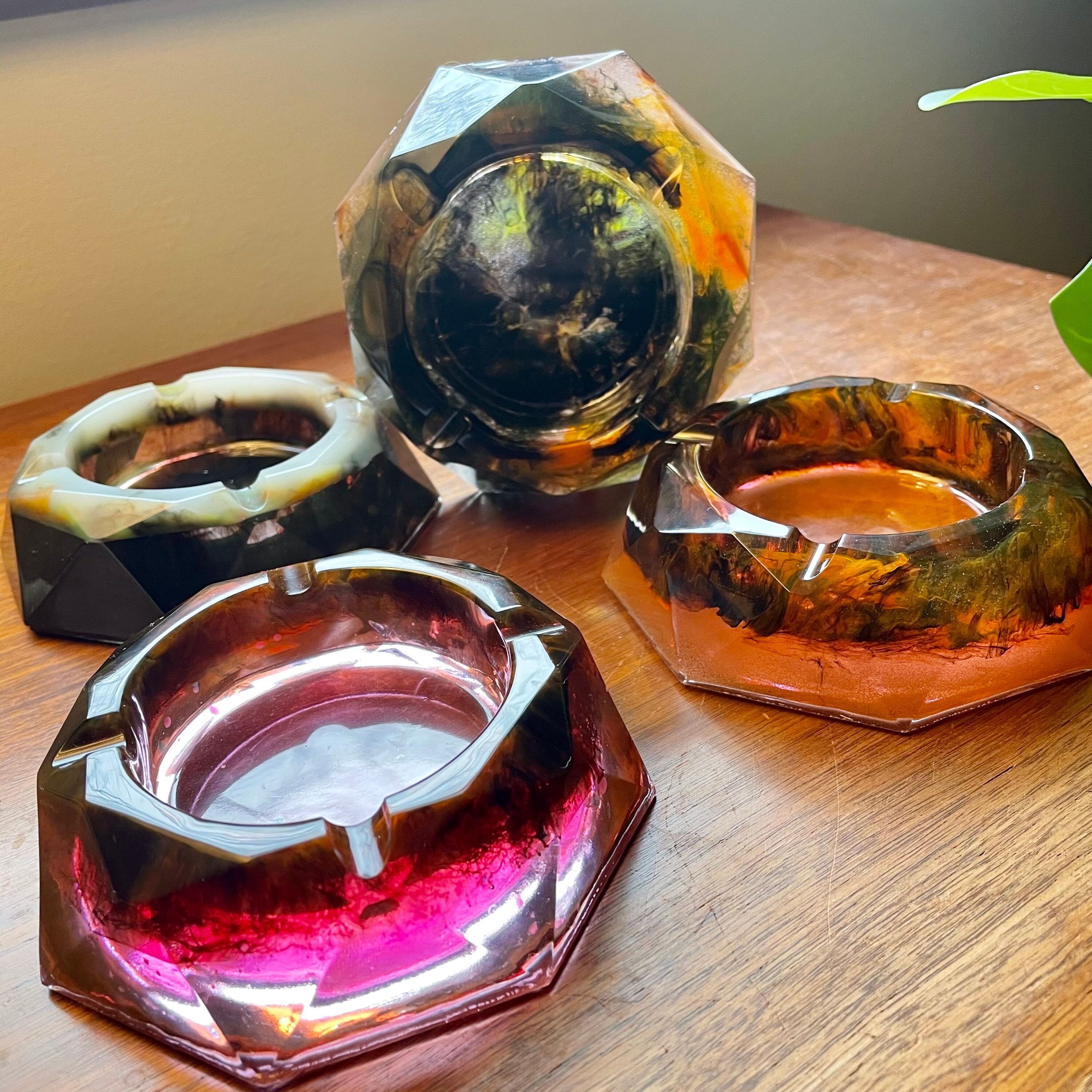 Handmade Psychedelic Ashtrays