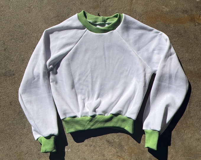 The “Wild Rider” Blank Cropped Raglan Sweatshirt
