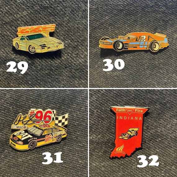 Vintage 1980 1990 Biker Lapel Pins - image 9