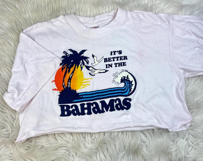 Vintage 1990 Better in the Bahamas Souvenir Shirt