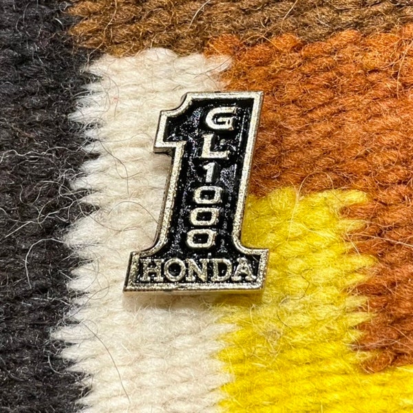 Honda Motorcycle GL 1000 Vintage 1980 Lapel Pin