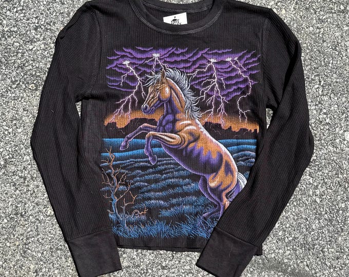 The “Electric Stallion” Vintage Graphic Top