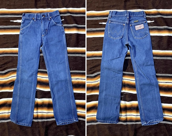 Kids’ Vintage 1970 Wrangler Blue Jeans size 10